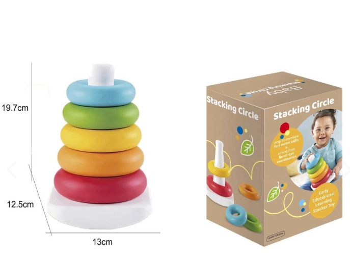 TORRE APILABLE CON ARGOLLAS COLORES
