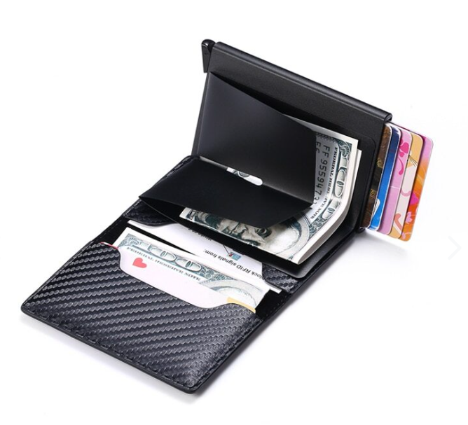 Billetera Porta Tarjetas protección Rfid