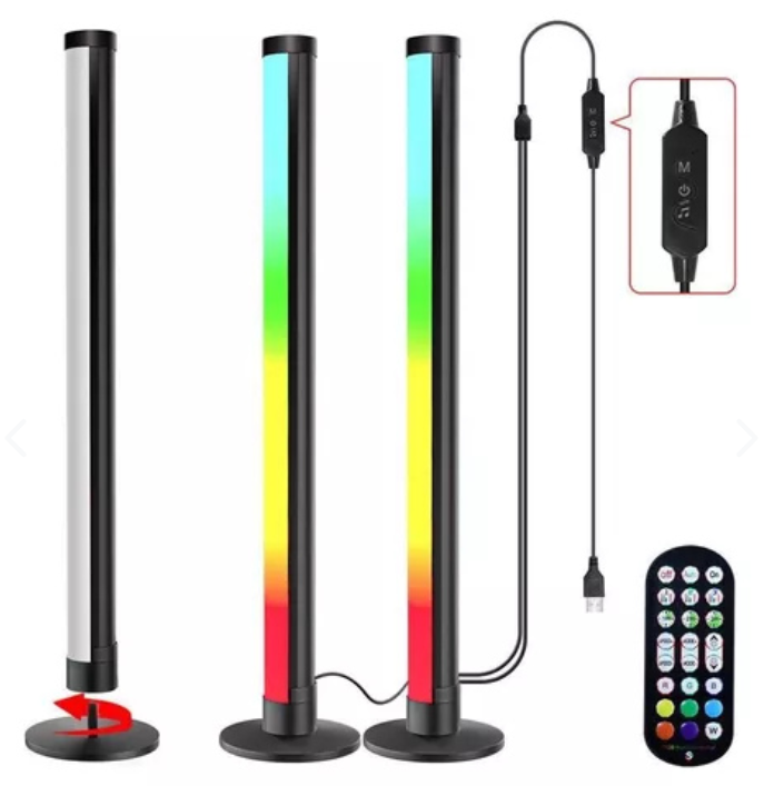 Luces LED RGB Activadas por Sonido con C