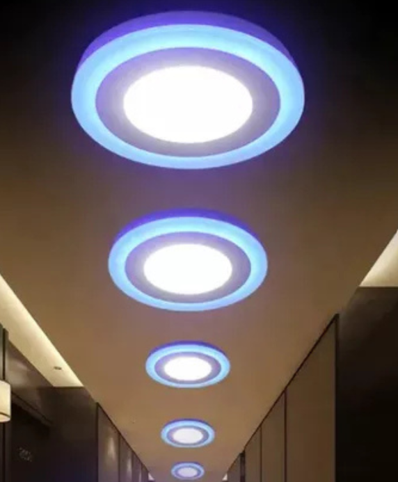 Foco LED de Plafón Bicolor 12W