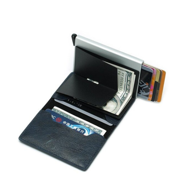 Billetera Porta Tarjetas protección Rfid