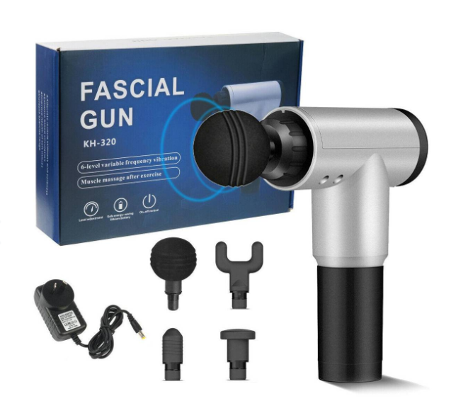 Pistola masajeadora recargable