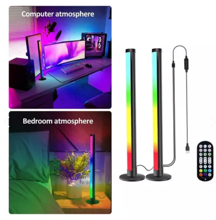 Luces LED RGB Activadas por Sonido con C