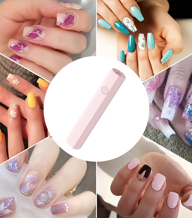 Mini Lámpara De Uñas Portátil Recargable