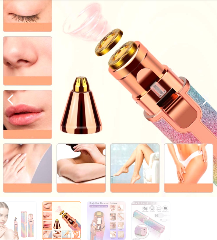 Flawless Depilador Facial Portatil