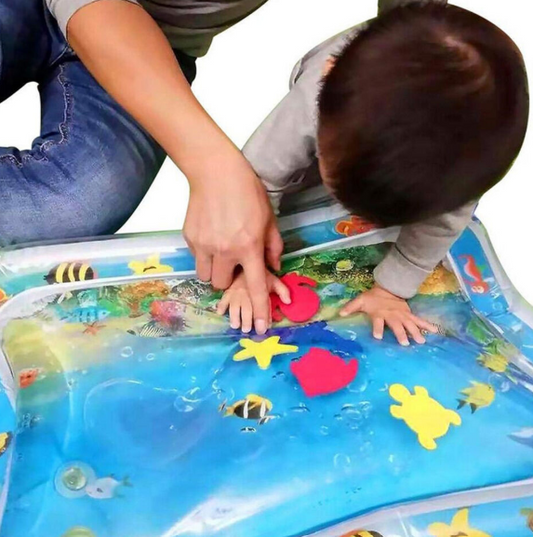 Alfombra de agua sensorial de juego