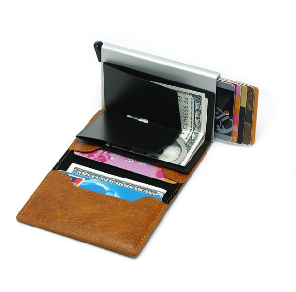 Billetera Porta Tarjetas protección Rfid