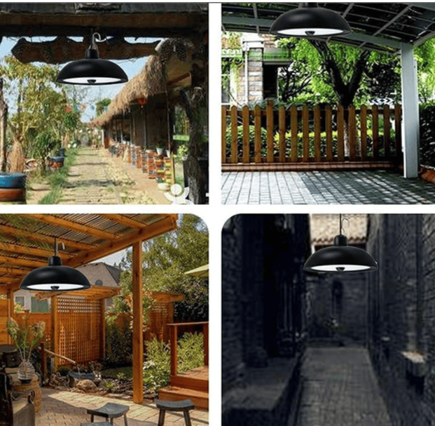 Lampara Colgante LED Solar + Control